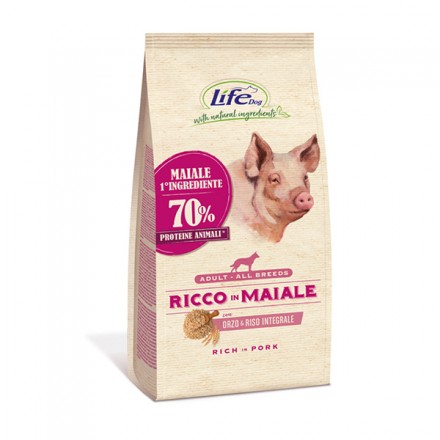 Life Dog Secco Adult  Maiale